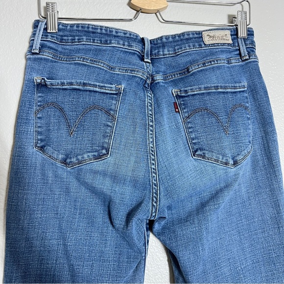 Levi’s Mid Rise Skinny Women's Blue Jeans Size 12 - Picture 6 of 9